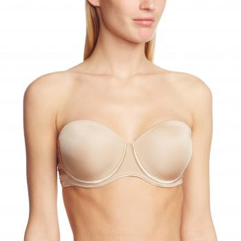 Sassa Damen Bügel BH 24532, Einfarbig, Gr. 90C, Nude