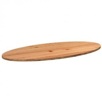 Hellbraune Eichen-Tischplatte Oval 220x100x4 cm