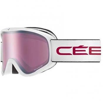 Cébé Razor M Maschera da Sci Unisex Medio Bianco Rosa Mattone