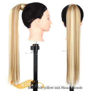 Clip Aiyee Larga Extensión Cabello Negro