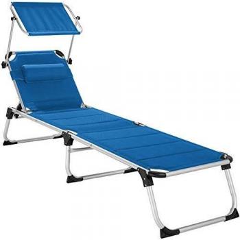 Lettino prendisole con dimensioni 217 x 60,5 x 72 cm