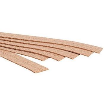 NOCH 50410 H0 Korkgleisbettung – 6 × 4,4 x 50 cm (Gesamt 3 m)