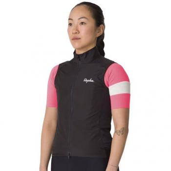 Gilet Rapha Core nero donna