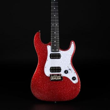 JET Gitarren JS-500 Funkelndes Rot Ebenholz