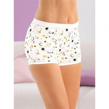 Slip fin Wäschepur jersey blanc orné 38/40
