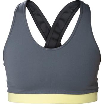 Snap Climbing Dark Grey Cross-Over Sports Bra