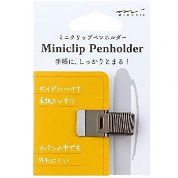 Clip Porta Bolígrafo Midori Negro