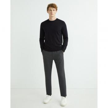Maglia Merino Con Ricamo