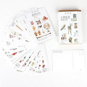 30-Sheet Petty Life Postcard and Greeting Card Set