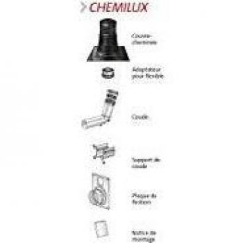 Kit Chemilux noir pour mur et plafond D80