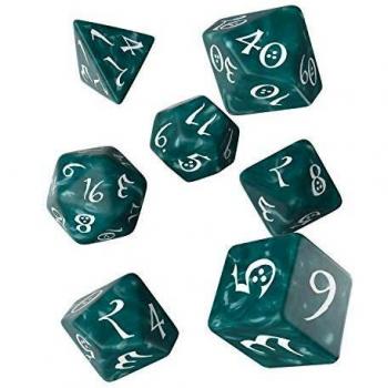 Q Workshop Classic RPG Stormy & White Dice Set