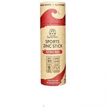 5 x Stick solar facial natural zinc SPF 30 rojo retro 30 ml