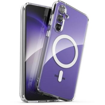 Transparentes Samsung Galaxy S23 FE MagSafe-Case – Screenguard Magnetische Schutzhülle