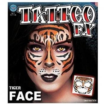 Tinsley Theatermaske Tiger‑Gesicht Sticker