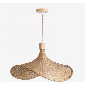 Plafonnier Naturel Bambou 55x45 cm