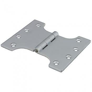Satin Chrome Parliament Brass Hinges – 102x125 by Timco