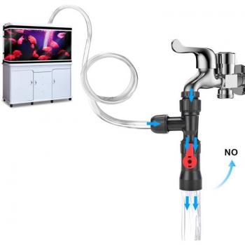 Valve d’écoulement multi‑port pour aquarium