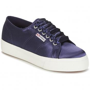 Superga 2730 Satin Women's Athletic Shoes Blue