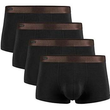 BreathEasy Bamboo Boxer Set – 4 Pack Black
