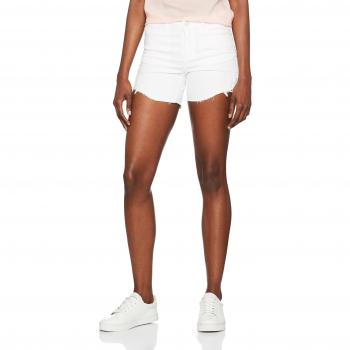 Pantalones Cortos de Croché Vero Moda Vmbe Seven NW, Mujer, Blanco
