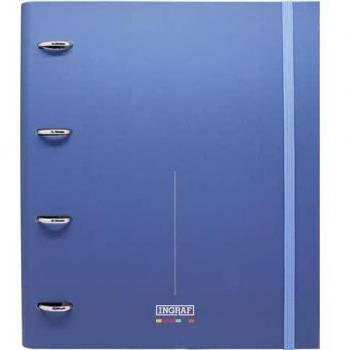 Ingraf carpeta de cartón A4 color azul