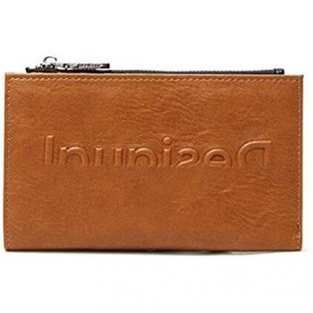 Porta-Moedas Longo Desigual – Poliéster Marrom U