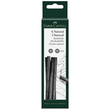 Faber-Castell Charcoal Drawing Pencil, Black – 129398
