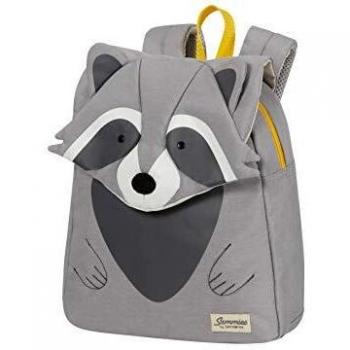 Sac à Dos Samsonite Happy Sammies Eco pour Enfant, 27,5 cm, 7,5 L, Gris (Raccoon Remy)