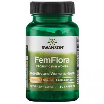 Swanson Femflora Women's Health Probiotic 60 Capsules