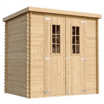 Abri à outils en bois traité