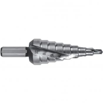 Foret Ruko HSS‑TiN, cannelé en spirale à plat croisé – plage Ø4 mm / Ø20 mm