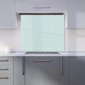 Warren Reed Green Patterned Splashback, 900 × 750 mm