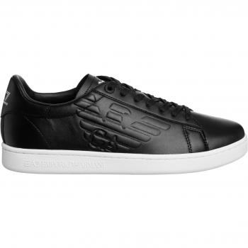 Zapatillas de piel negro EA7