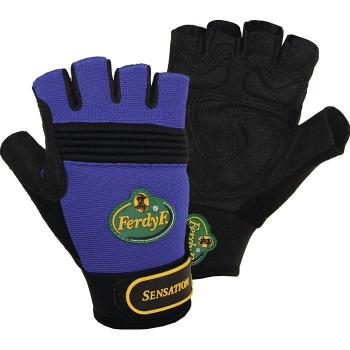 Leipold+Döhle Mechanikerhandschuhe Sensation XXL schwarz/blau EN 388 PSA II (2 Paar)