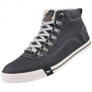 Mustang Herren Winterboots Schwarz Gr. 46 mit Warmfutter