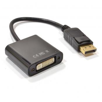 DisplayPort to DVI-D Adapter Cable (Male Plug, Female Socket) – Kenable