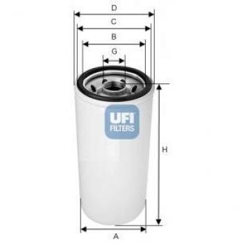 Filtro UFI 24.140.00 Carro
