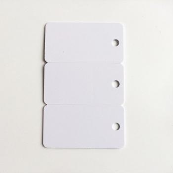 20PCS White PVC Inkjet Cards for Key Card Printing (3UP)