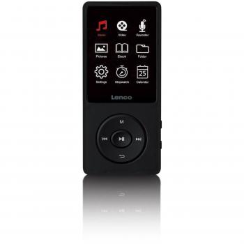Lenco Xemio 669BK MP4-Player mit großem Display und 8GB Akku in Schwarz