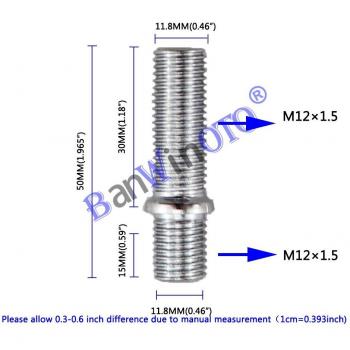 20-Piece Lug Bolt Screw Adapter Set