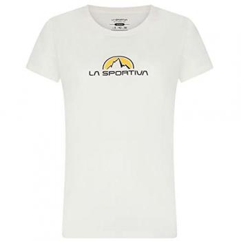 La Sportiva Damen Footstep Tee Weiß & Gelb M