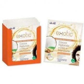 Maschera viso tessuto exotic 5 pezzi