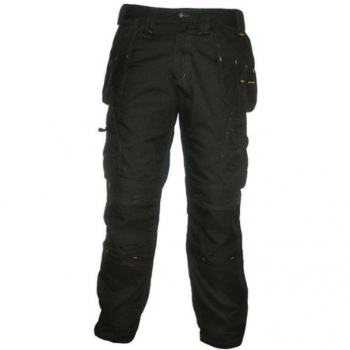 DEWALT Men's Work Pro Tradesman Black Trousers Waist 34in Leg 31in