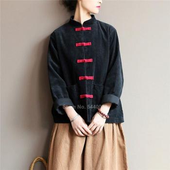 Traditionelles chinesisches Kostüm: Herbst-Winter Jacke für Frauen