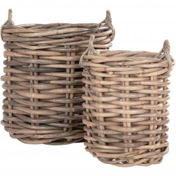 Paniers de rangement rotin naturel Kubu House Nordic