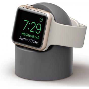 Support de Chargeur en Silicone pour Apple Watch 38mm/40mm/42mm/44mm