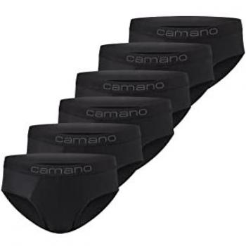 Camano Herren Unterhosen Slip, 6er Pack