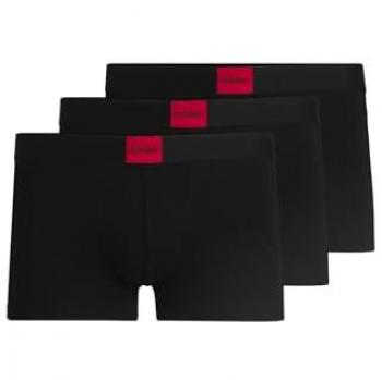 Hugo Boxer Galaxy Nera con Accento Rosso