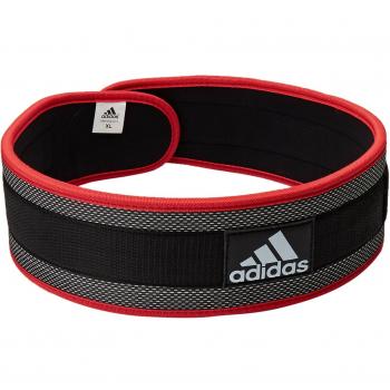 Cintura da sollevamento pesi adidas Deluxe Nylon Lumbar, Nero