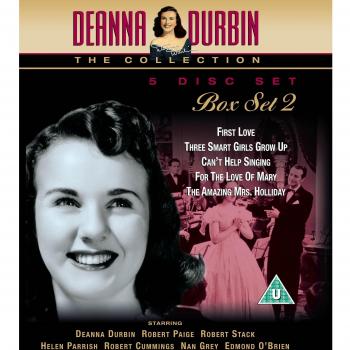Deanna Durbin Box Set 2. [Dvd] -First Love, Three Smart Girls Grow Up, Can T Help Singing, For The Love Of Mary And The Amazing Mrs. Holiday